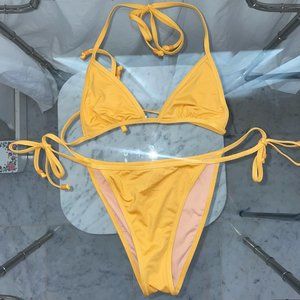 J. Crew Yellow Bikini